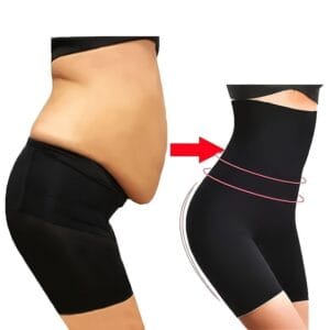 High-Waist Tummy Control Shapewear Shorts for Women - Seamless, Compression Thigh Slimming & Butt Lifting Underwear, Invisible Postpartum Waist Trainer, Comfortable Polyester, All-Season Wear, Waist Trainer Tummy Control